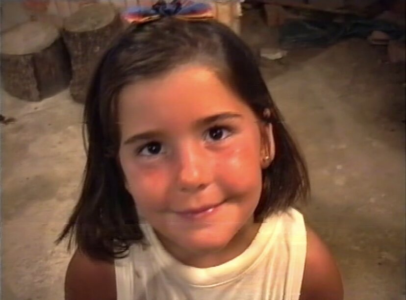 Foto de infancia de Elena