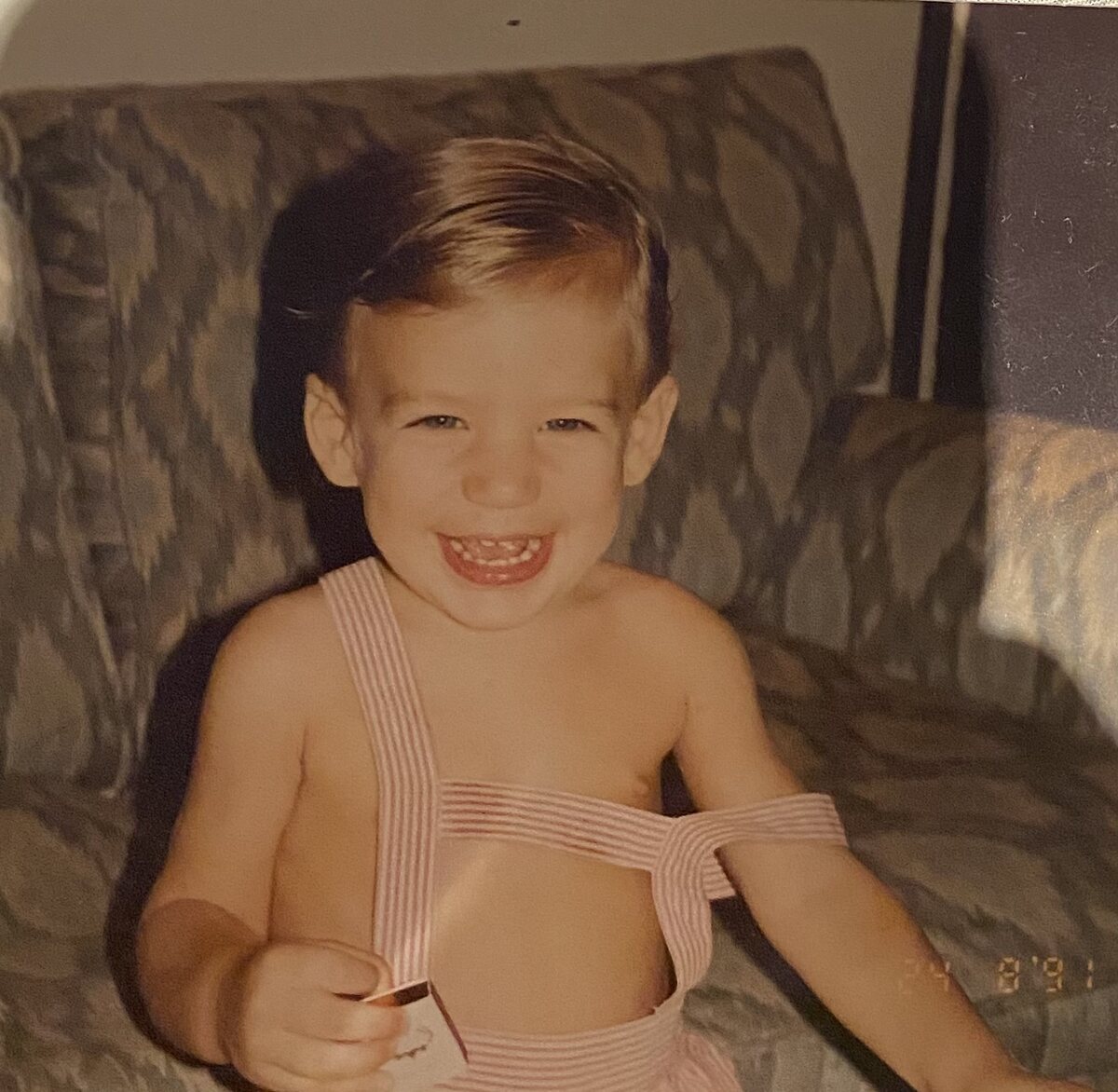 Foto de infancia de Emilio